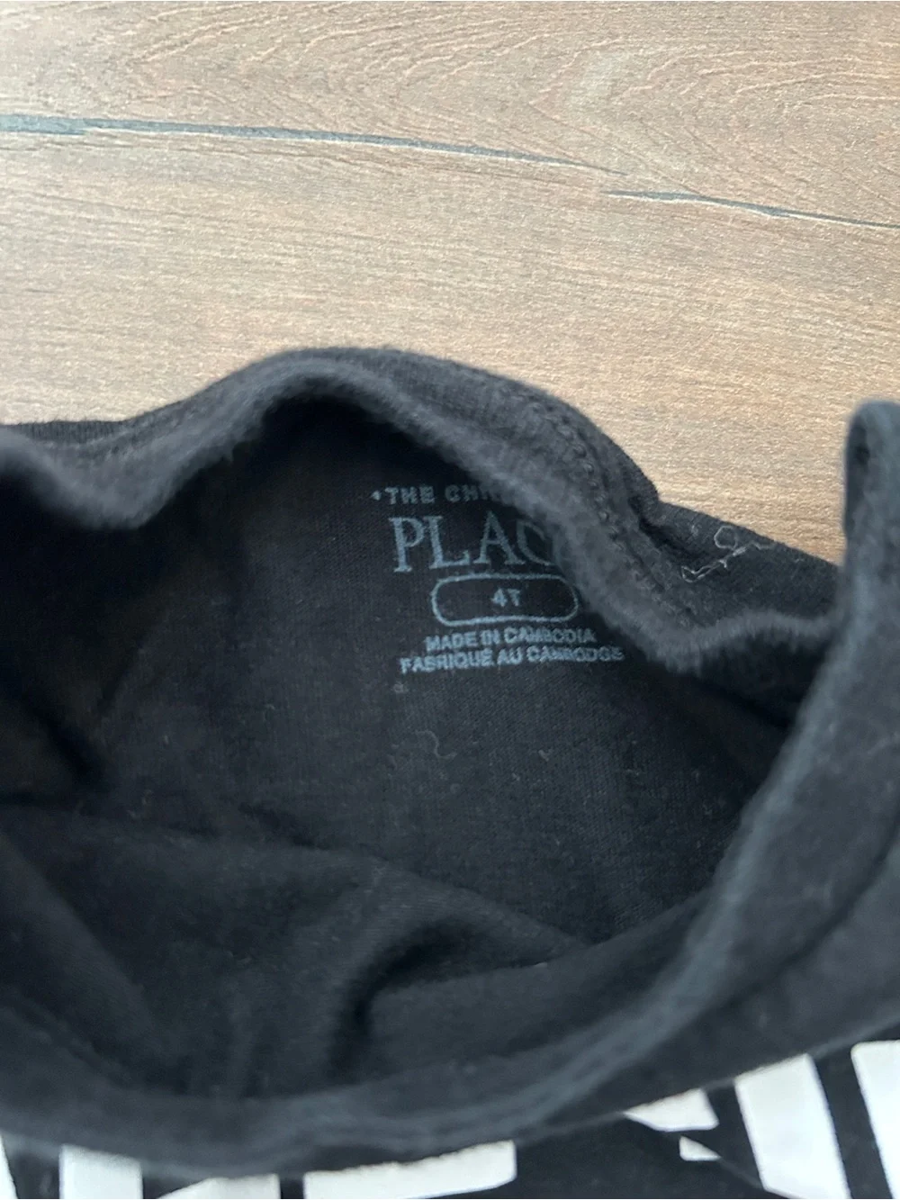Children's Place Black Graphic Crewneck Tee